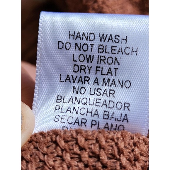 Misia Curvy Size 2X Top Jeweled buttons NWT Brown - Picture 5 of 8